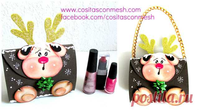 Cómo hacer una bonita envoltura navideña paso a paso ~ cositasconmesh