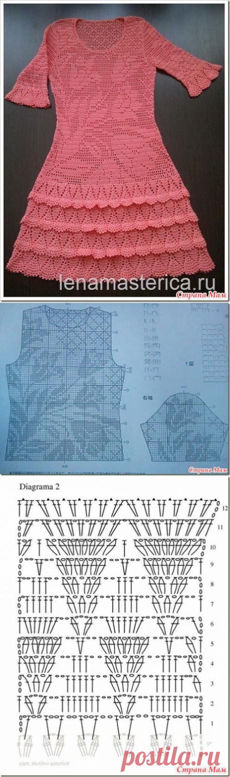 . Платье "Тюльпаны" автор Лена Мастерица - Все в ажуре... (вязание крючком) - Страна Мам