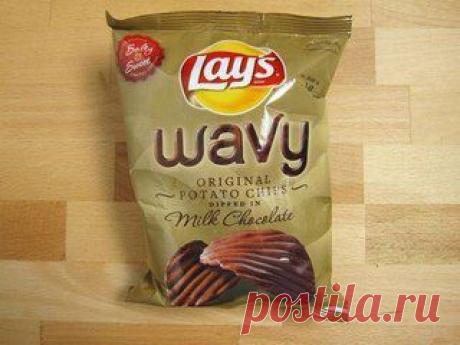 чипсы с разными вкусами