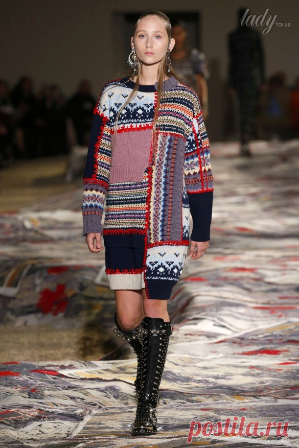 Бохо-шик и немного панка в коллекции Alexander McQueen весна 2017