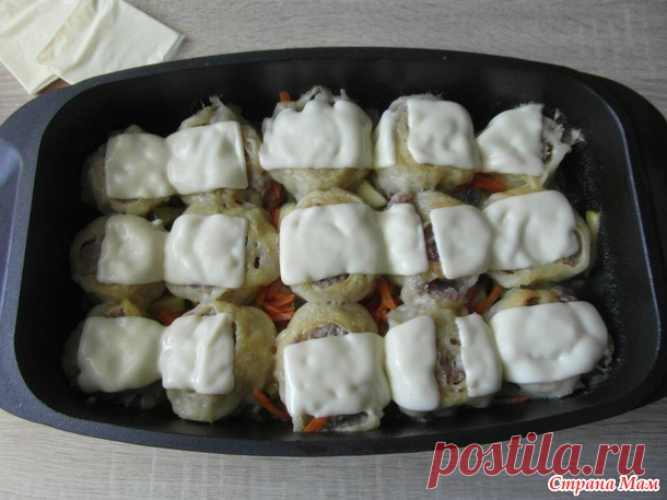 Двухслойные рулеты с мясом. - Я не повар, я только учусь. - Страна Мам