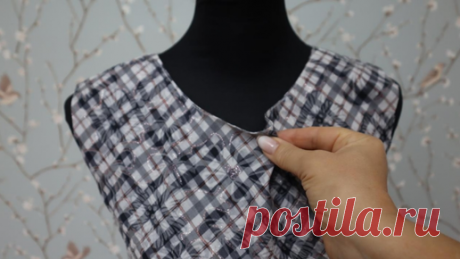 Горловина топорщится? Вот хитрый способ исправить за 5 минут | Шебби-Шик | Дзен