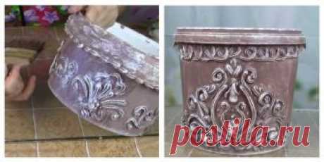 Красивые горшки для цветов своими руками (Diy) Модная одежда и дизайн интерьера своими руками