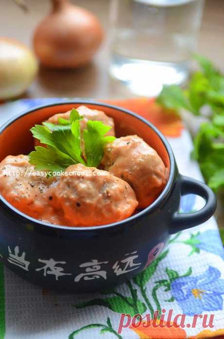 Тефтели в духовке с подливкой: пошаговый рецепт с фото | Легкие рецепты