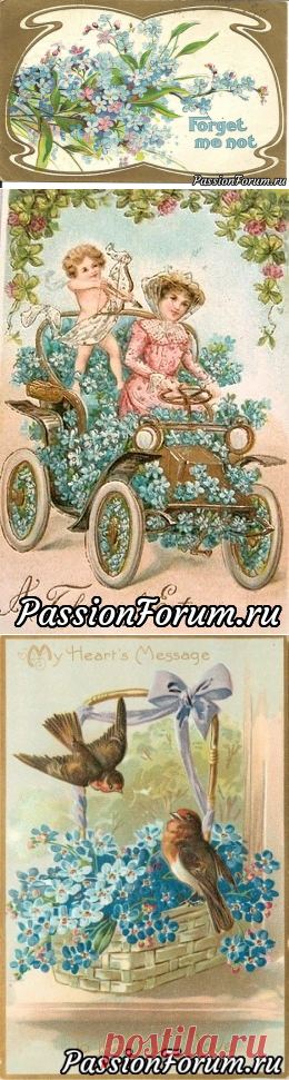 Весеннне настроение, винтажные открытки