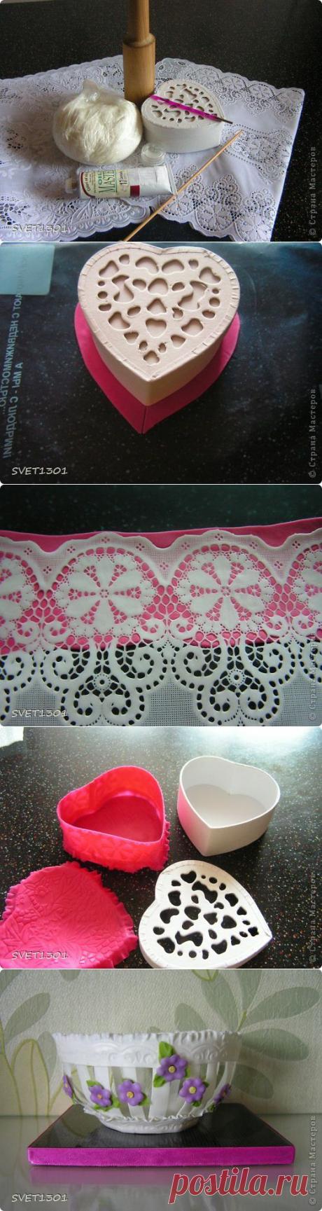 Шкатулка из холодного фарфора | Самоделкино