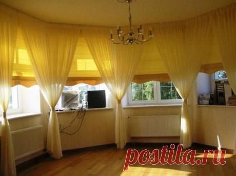 Всё о шторах для кухни — Роскошь и уют