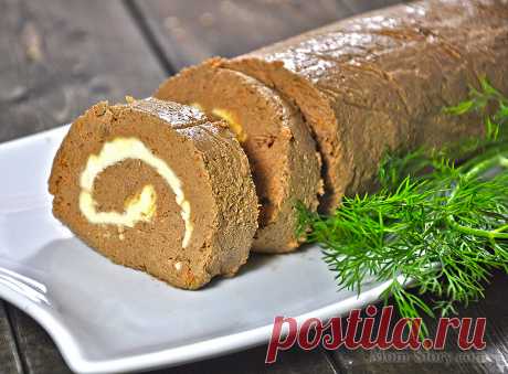 Паштет из куриной печени с маслом