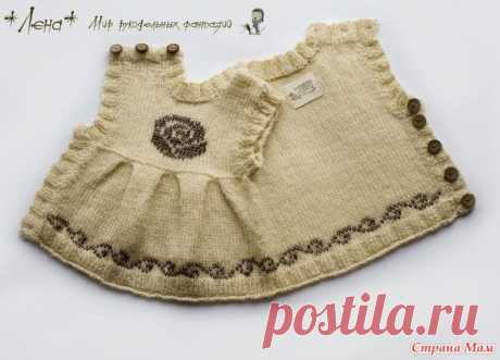 My little baby-girl,  или туничка-распашонка для малышки. - Вязание - Страна Мам