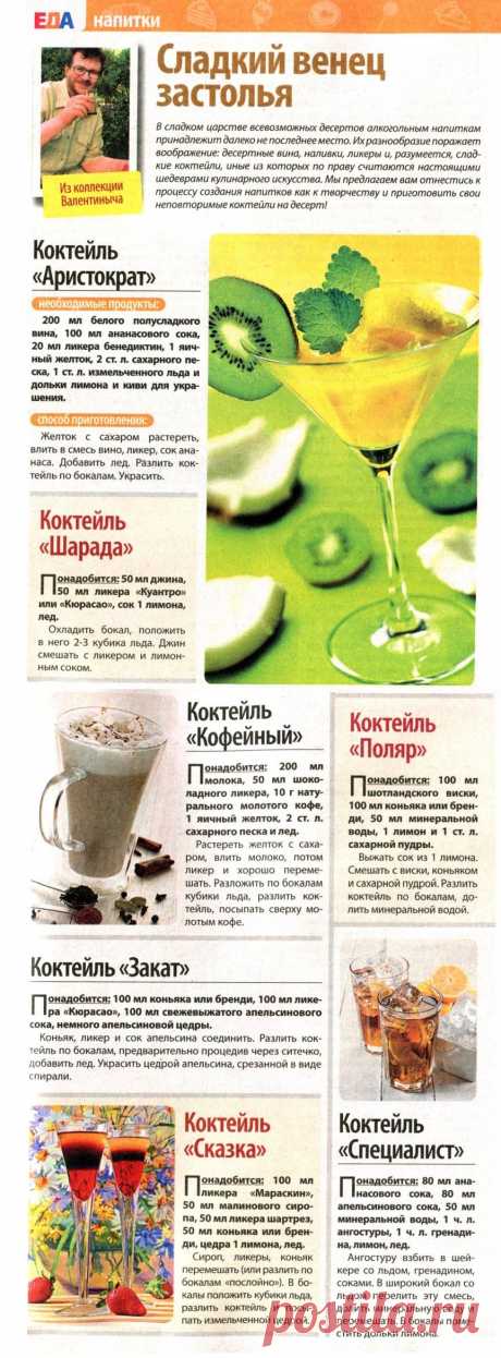 Коктейли с алкоголем