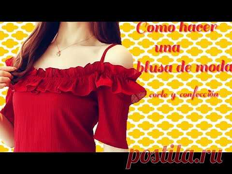 Como Hacer Blusa  De Moda paso a paso