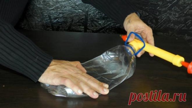 Сделаем домкрат из ПЭТ бутылки, который станет незаменимым помощником в быту