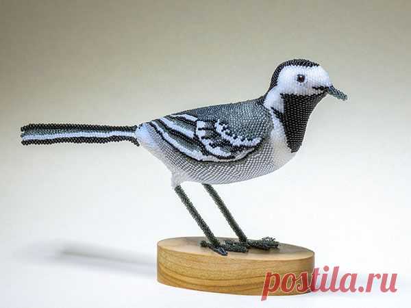 Трясогузка | biser.info - всё о бисере и бисерном творчестве