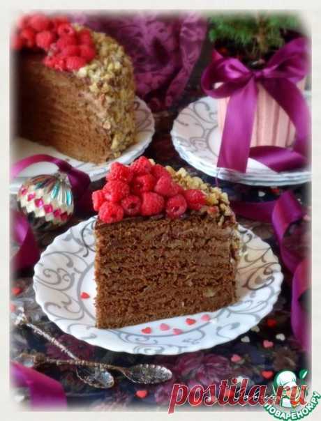 Торт шоколадно-медовый &quot;Дамский каприз&quot; - кулинарный рецепт