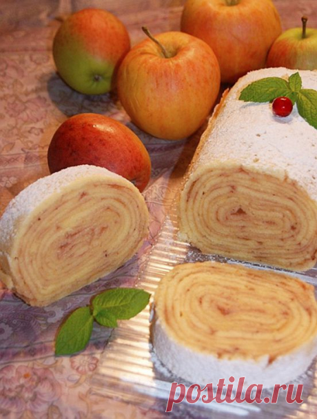 Рулет с яблоками &quot;Bolo de Rolo&quot;