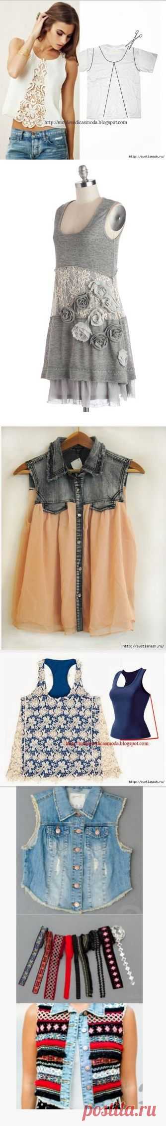 Переделки одежды. Подборка идей.