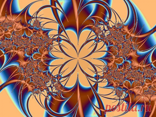 Фрактал, сделан в программе Fractal Explorer