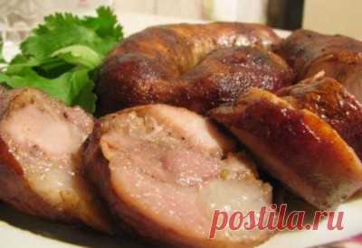 Колбаса домашняя. Рецепт