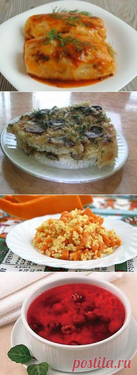 Вкусные блюда для Великого поста