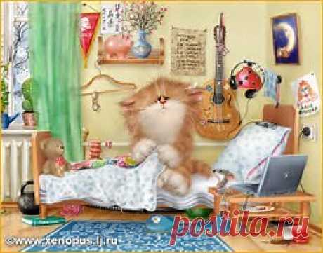 рисунки и картинки кошек и котят - Bing images