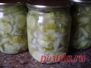 Салат из огурцов на зиму - "Нежинский" | Хлеб-Соль