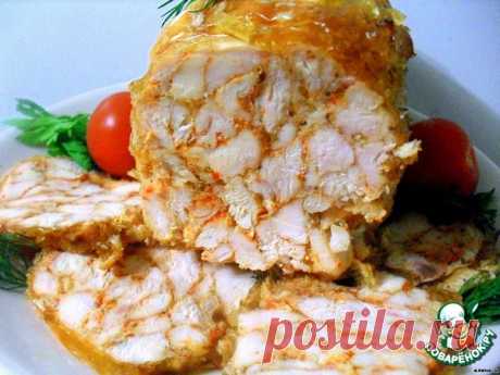 Рулет из курицы &quot;Мраморный&quot; Филе куриное... / Еда и напитки / tasty / Pinme.ru / Оксана