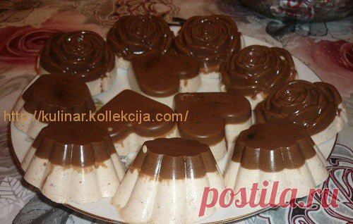 Рецепт Молочно-шоколадное желе от Эллы Проскуриной. | Кулинария своими руками