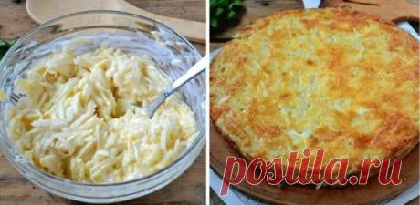 Вкусная и сытная запеканка из картофеля с сыром и чесноком