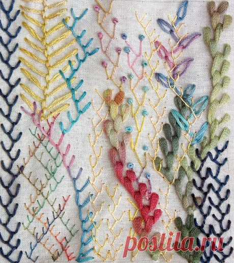 D.J. Brewer приколол(а) это к доске EMBROIDERY STITCHES