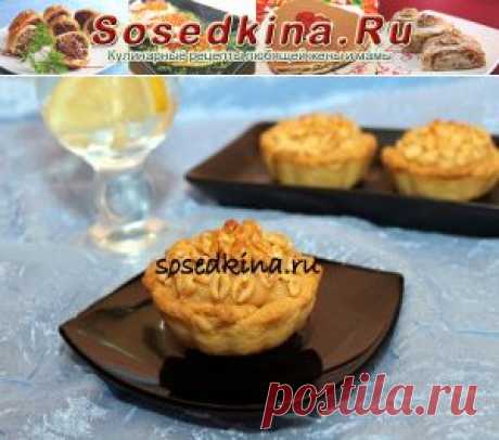 Корзиночки с кремом и воздушной пшеницей.