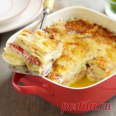 Запеканка картофельная с рыбкой