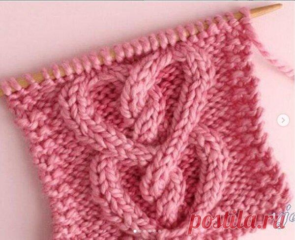 Узор спицами 