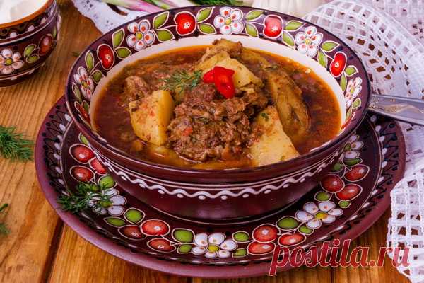 Бограч – венгерский гуляш по-закарпатски - рецепт с фото