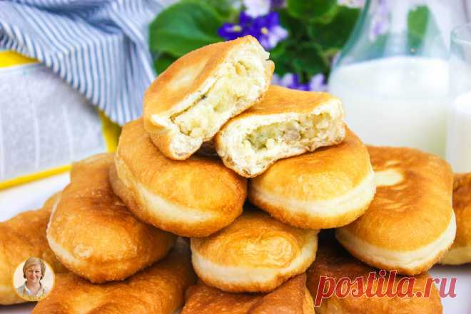 Очень-очень вкусные Жареные пирожки с картошкой и грибами!) Дрожжевое тесто для жареных пирожков | Коршикова Любовь — Рецепты | Дзен