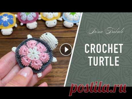 Wanna make a cute gift? This crochet amigurumi baby turtle will be perfect as a needle holder for your friend-needlewoman. Or as a toy for a kid. Or a...