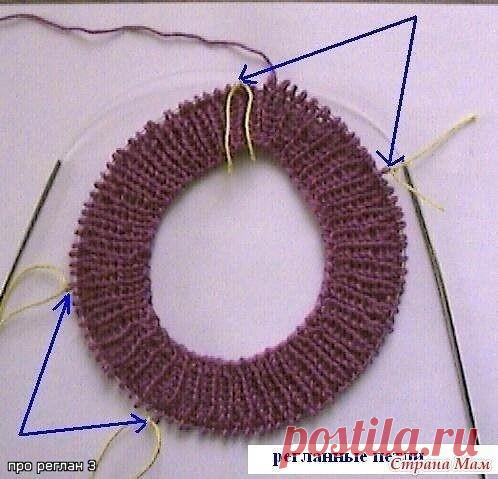 ​Вяжем реглан