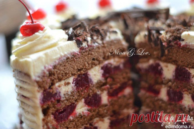 Торт "Черный лес" (Feketeerdő torta), обновленный рецепт.