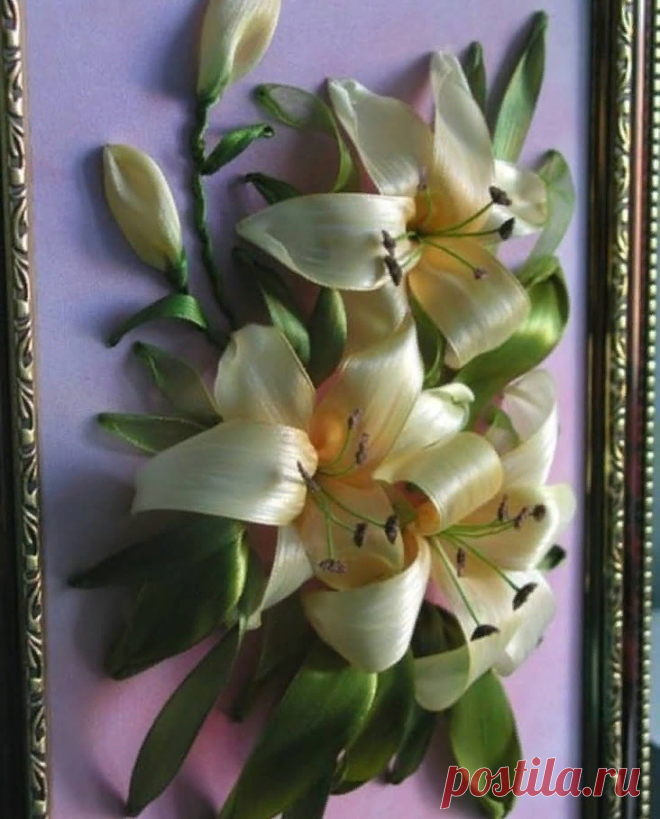 Вышивка лентами, красота до мурашек. Коллекция со всего мира! | DIY Hand-Made | Яндекс Дзен