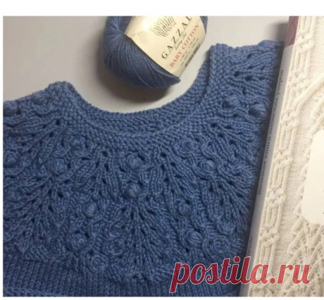 Круглая ажурная кокетка спицами. Подборка: 22 схемы Статья автора «Вяжем с удовольствием» в Дзене ✍: Описание и схема в галерее  Схема узора, краткое описание в галерее  Схема в галерее  В галерее схема, выкройка и описание