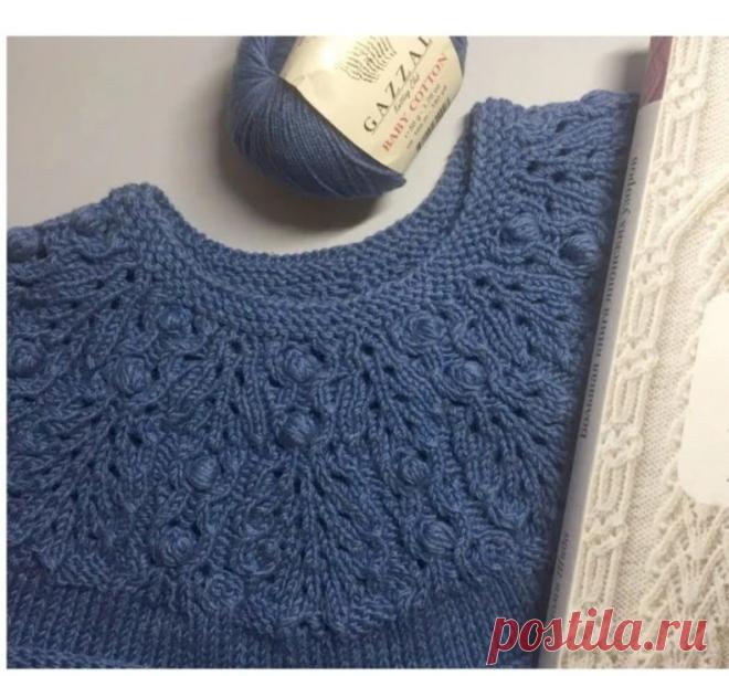 Круглая ажурная кокетка спицами. Подборка: 22 схемы Статья автора «Вяжем с удовольствием» в Дзене ✍: Описание и схема в галерее  Схема узора, краткое описание в галерее  Схема в галерее  В галерее схема, выкройка и описание