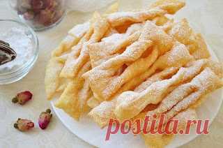 Самые вкусные рецепты: Хворост на кефире
