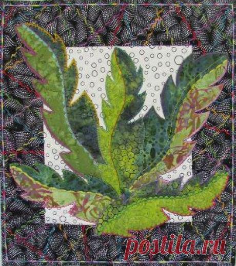 Колющие Дикий Fern - Многоуровневая Applique - Сьюзен Перни Марк