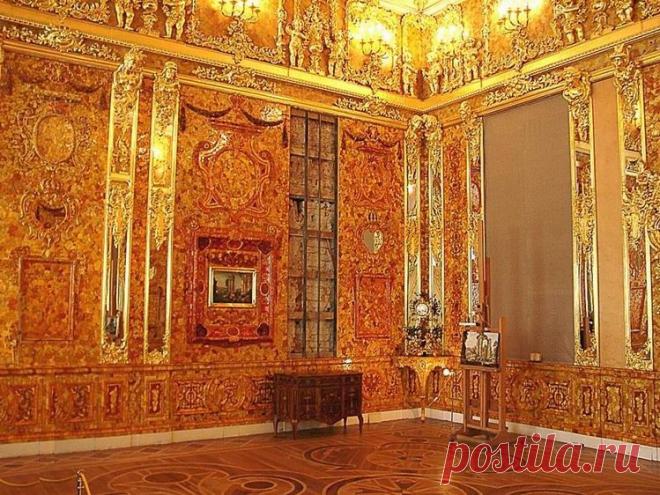 Екатерининский дворец. Янтарная комната