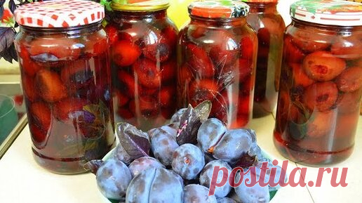 ОБАЛДЕННЫЕ МАРИНОВАННЫЕ СЛИВЫ НА ЗИМУ,БЕЗ СТЕРИЛИЗАЦИИ ! | Готовим с Мариной Ломака. | Дзен