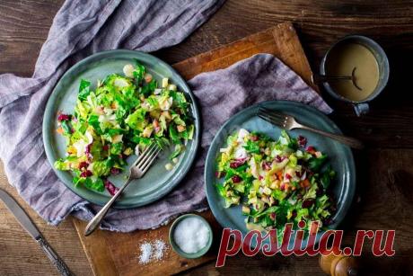 Витаминный салат с эскаролом