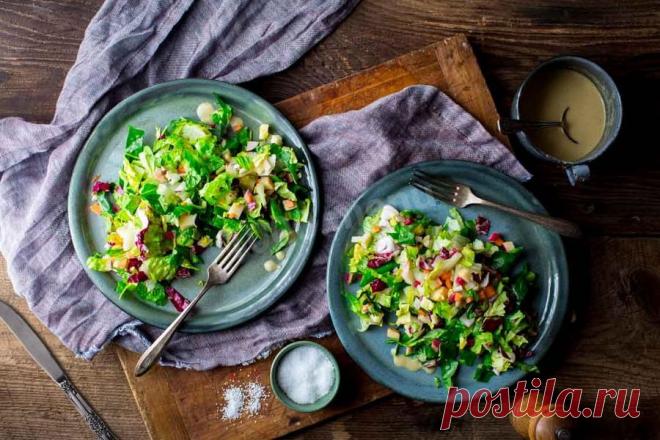 Витаминный салат с эскаролом