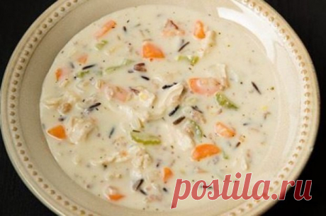 Английский куриный суп с плавленым сыром  — Фактор Вкуса