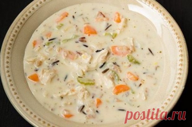 Английский куриный суп с плавленым сыром  — Фактор Вкуса