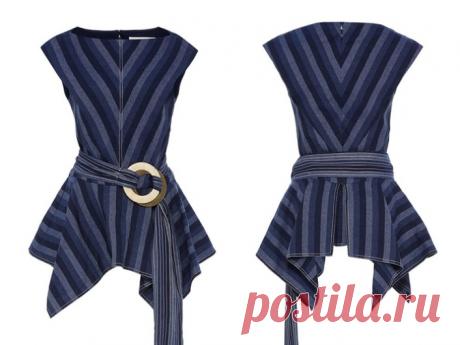 ДВА ТОПА ИЗ КОЛЛЕКЦИИ CAROLINA HERRERA. ЧАСТЬ 1: МОДЕЛИРОВАНИЕ (Шитье и крой) — Журнал Вдохновение Рукодельницы