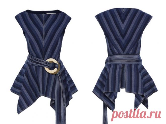 ДВА ТОПА ИЗ КОЛЛЕКЦИИ CAROLINA HERRERA. ЧАСТЬ 1: МОДЕЛИРОВАНИЕ (Шитье и крой) — Журнал Вдохновение Рукодельницы